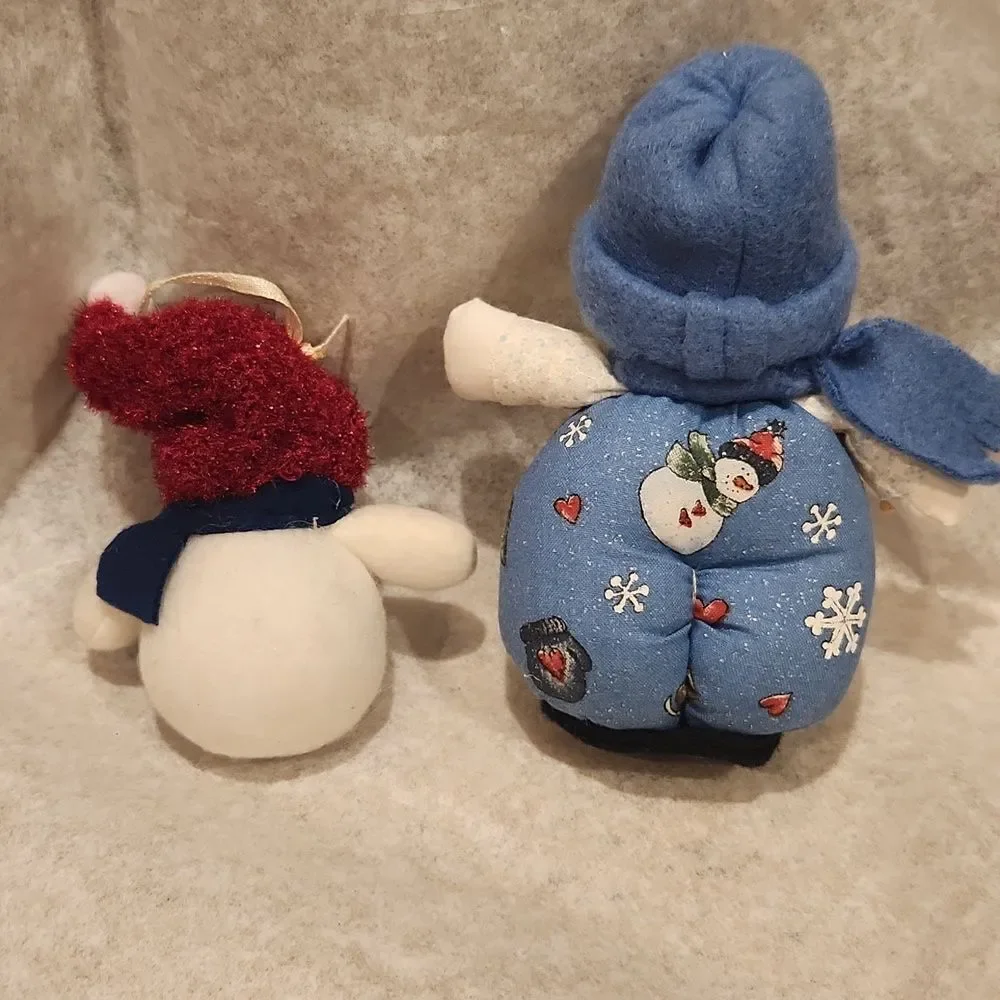 Snowman Christmas Ornament Set of 2